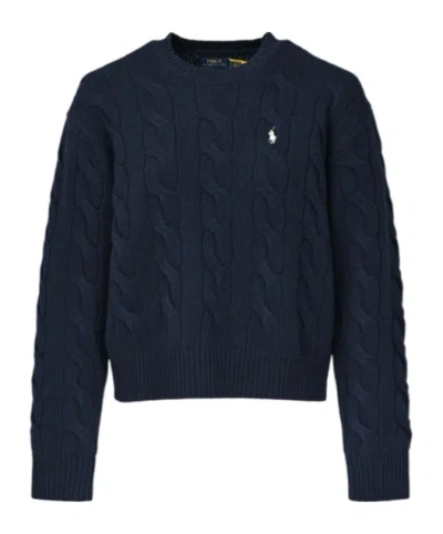 Polo Ralph Lauren Cable-knit Sweater In Black