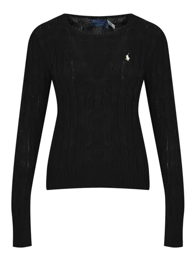 Polo Ralph Lauren Cable-knit Sweater In Black