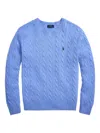 Polo Ralph Lauren Sweater In Cable Knit In Multi