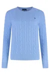 Polo Ralph Lauren Cable Knit Sweater In Blue