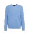 Polo Ralph Lauren Sweater In Cable Knit In Blue