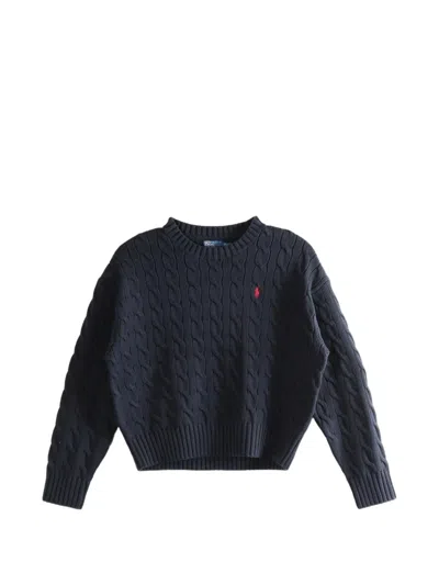 Polo Ralph Lauren Cable-knit Sweater In Blue