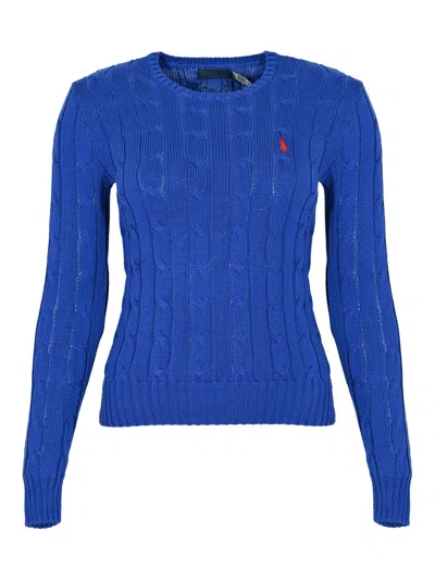Polo Ralph Lauren Cable-knit Sweater In Blue