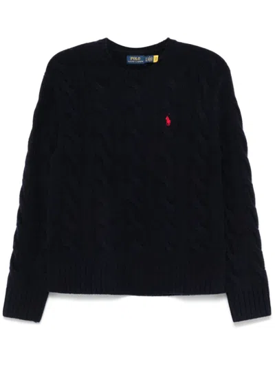 Polo Ralph Lauren Cable-knit Sweater In Blue