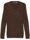 Polo Ralph Lauren Sweater In Brown