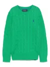 Polo Ralph Lauren Cable-knit Sweater In Green