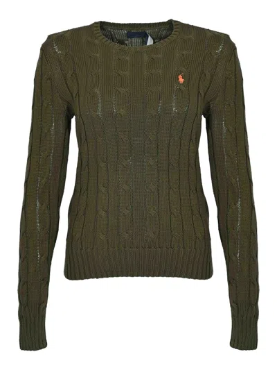 Polo Ralph Lauren Cable-knit Sweater In Green