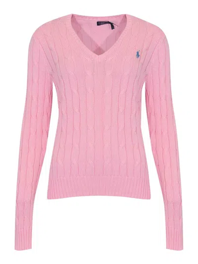 Polo Ralph Lauren Cable-knit Sweater In Nude
