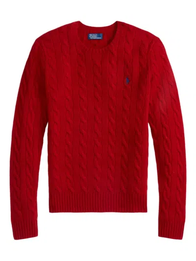 Polo Ralph Lauren Cable-knit Sweater In Red