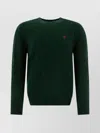 Polo Ralph Lauren Moss-coloured Wool And Cashmere Cable-knit Sweater In Green