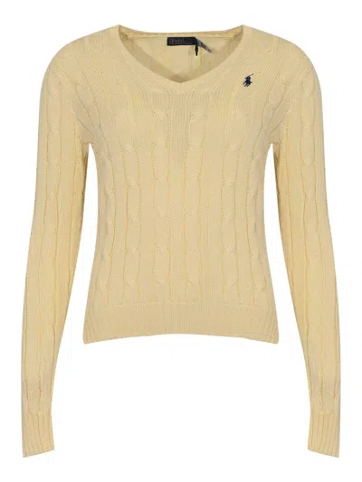 Polo Ralph Lauren Cable-knit Sweater In Sand