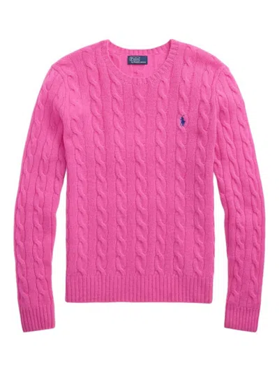 Polo Ralph Lauren Juliana Long Sleeve Pullover In Pink
