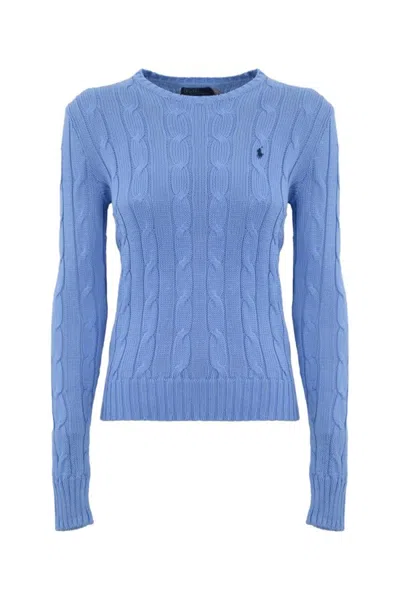 Polo Ralph Lauren Cable Knit Sweater With Round Neckline