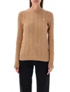 Polo Ralph Lauren Cable Knit Sweater With Signature Embroidered Pony