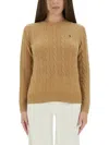 Polo Ralph Lauren Cable-knit In Brown
