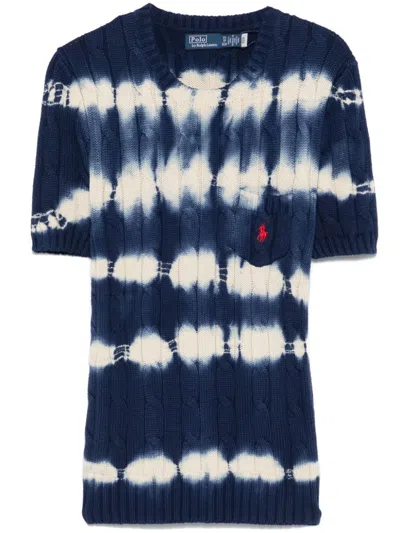 Polo Ralph Lauren Cable-knit T-shirt In 001 Multi
