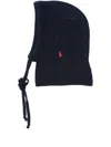 Polo Ralph Lauren Cable-knit Tie Balaclava In Blue