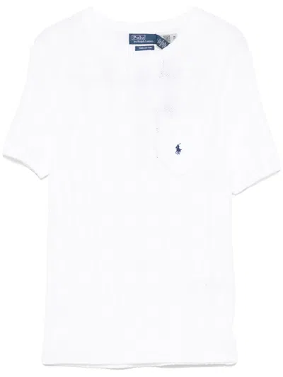 Polo Ralph Lauren Cable-knit Top In White