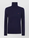 Polo Ralph Lauren Cable Knit Turtleneck Sweater In Blue