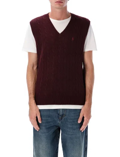 POLO RALPH LAUREN CABLE KNIT VEST