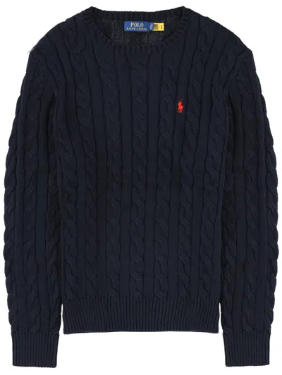POLO RALPH LAUREN CABLE KNIT WITH LOGO