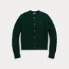 Polo Ralph Lauren Cable-knit Wool-cashmere Cardigan In Green