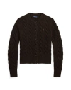 Polo Ralph Lauren Cardigan In Dark Brown