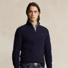 Polo Ralph Lauren Cable-knit Wool-cashmere Jumper In Blue