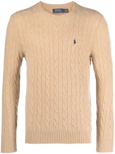 POLO RALPH LAUREN POLO RALPH LAUREN CABLE-KNIT WOOL-CASHMERE JUMPER CLOTHING