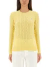 Polo Ralph Lauren Cable-knit In Yellow
