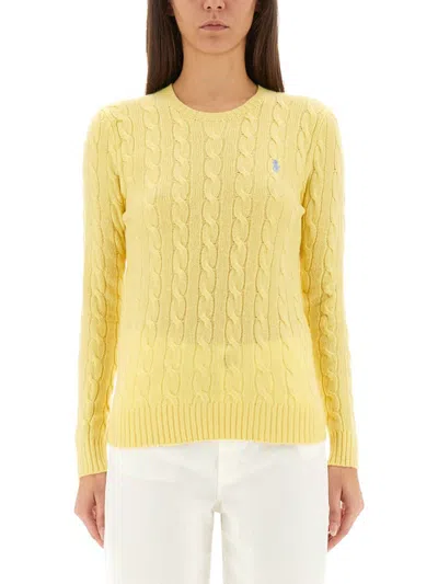 Polo Ralph Lauren Cable-knit In Yellow