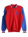 Polo Ralph Lauren Boys 8-20 Big Pony Cable-knit Sweater In Multi