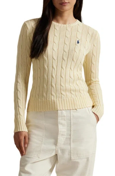 POLO RALPH LAUREN POLO RALPH LAUREN CABLE STITCH COTTON SWEATER