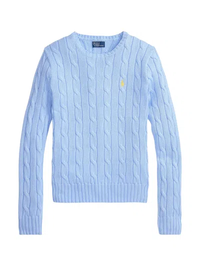 Polo Ralph Lauren Light Blue Cotton Sweater