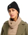 Polo Ralph Lauren Cable Wool & Cashmere Beanie In Black