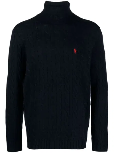 POLO RALPH LAUREN POLO RALPH LAUREN CABLE WOOL-CASHMERE ROLL NECK JUMPER CLOTHING
