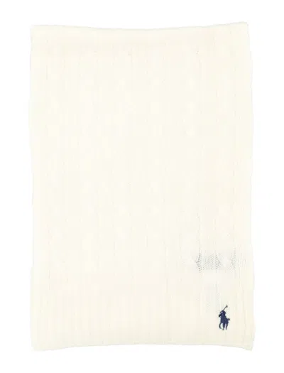Polo Ralph Lauren Cable Wool-cashmere Scarf In Neutral