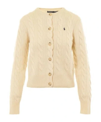Polo Ralph Lauren Cable-knit Cardigan In Multi