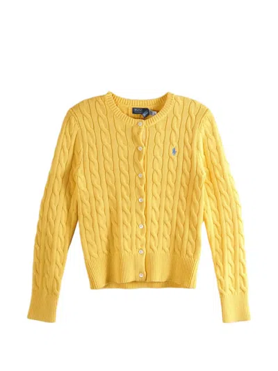 Polo Ralph Lauren Cable-knit Cardigan In Multi