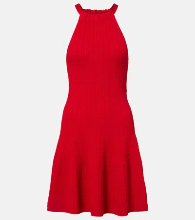 Polo Ralph Lauren Cable-knit Minidress In Red