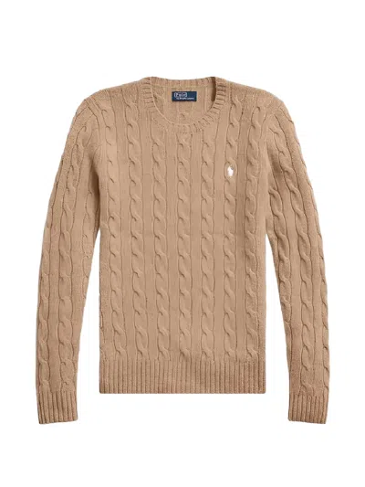 Polo Ralph Lauren Cable-knit Sweater In Black