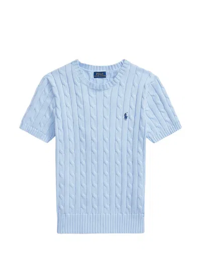 Polo Ralph Lauren Cable-knit Sweater In Blue