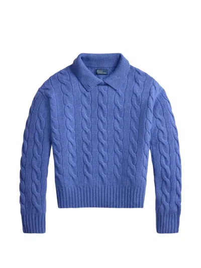 Polo Ralph Lauren Cable-knit Sweater In Blue