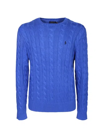 Polo Ralph Lauren Cable-knit Sweater In Blue