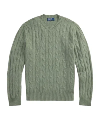 Polo Ralph Lauren Cable-knit Sweater In Green