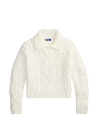 Polo Ralph Lauren Cable-knit Sweater In White