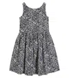 Polo Ralph Lauren Calissa Paisley-print Cotton Dress In Blue