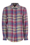 Polo Ralph Lauren Calssic-fit Linen Plaid Shirt