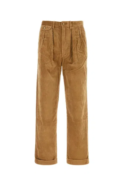 Polo Ralph Lauren Rfwhitmanp Pleated Pants In Brown
