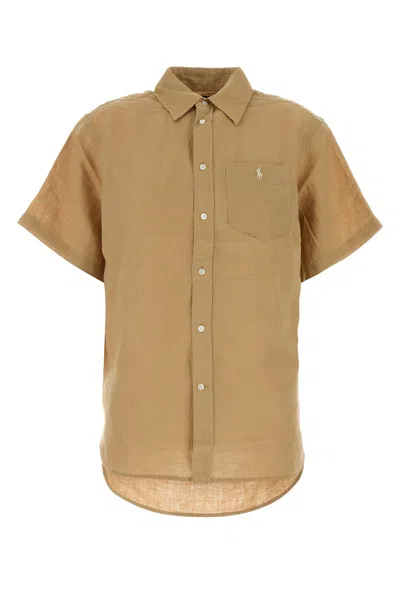 Polo Ralph Lauren Shirt Woman Color Beige In Multi